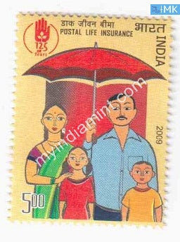 India 2009 MNH Postal Life Insurance - buy online Indian stamps philately - myindiamint.com