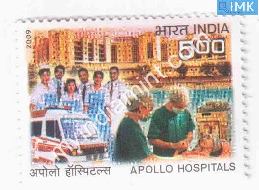 India 2009 MNH Apollo Hospitals - buy online Indian stamps philately - myindiamint.com