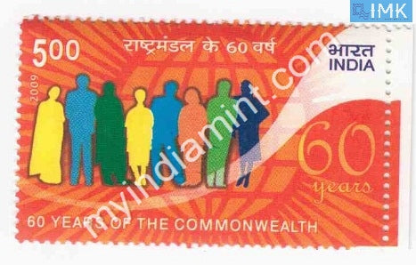 India 2009 MNH 60 Years of Commonwealth - buy online Indian stamps philately - myindiamint.com
