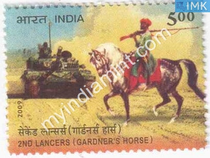 India 2009 MNH 2nd Lancers Gardner's Horse - buy online Indian stamps philately - myindiamint.com