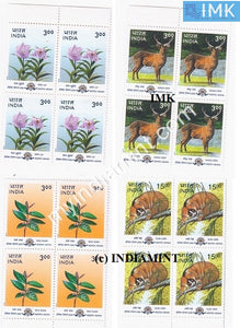India 2000 MNH Indipex Asiana Heritage of Manipur & Tripura Set of 4v (Block B/L 4) - buy online Indian stamps philately - myindiamint.com