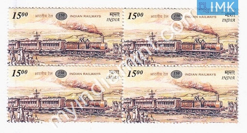 India 2002 MNH 150 Years of Indian Railways (Block B/L 4) - buy online Indian stamps philately - myindiamint.com