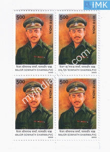 India 2003 MNH Major Somnath Sharma (Block B/L 4) - buy online Indian stamps philately - myindiamint.com