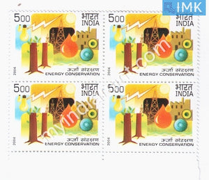 India 2004 MNH Energy Conservation (Block B/L 4) - buy online Indian stamps philately - myindiamint.com