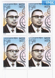 India 2005 MNH A. M. M. Murugappa Chettiar (Block B/L 4) - buy online Indian stamps philately - myindiamint.com