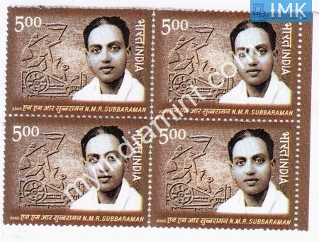 India 2006 MNH N. M. R. Subbaraman (Block B/L 4) - buy online Indian stamps philately - myindiamint.com