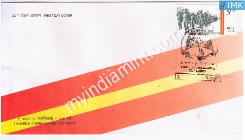 India 2003 MNH 2nd Guard (1 Grenadiers) (FDC) - buy online Indian stamps philately - myindiamint.com