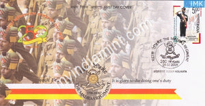 India 2009 MNH Madras Regiment 250 Years (FDC) - buy online Indian stamps philately - myindiamint.com