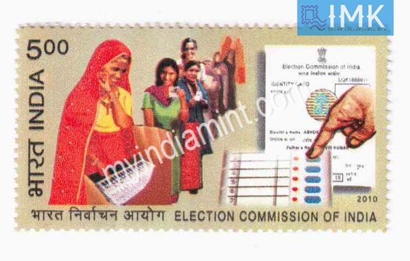 India 2010 MNH Election Commission - buy online Indian stamps philately - myindiamint.com