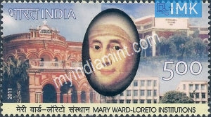 India 2011 MNH Mary Ward Loreto - buy online Indian stamps philately - myindiamint.com