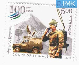India 2011 MNH 100 Years Of Corps Of Signal - buy online Indian stamps philately - myindiamint.com