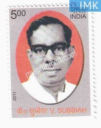 India 2011 MNH V. Subbiah - buy online Indian stamps philately - myindiamint.com