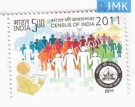 India 2011 MNH Census Of India - buy online Indian stamps philately - myindiamint.com