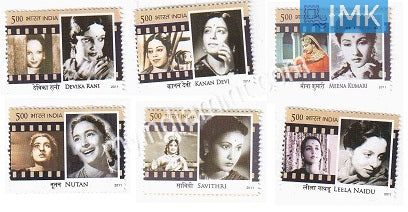 India 2011 MNH Legendary Heroines Of India Set Of 6v - buy online Indian stamps philately - myindiamint.com
