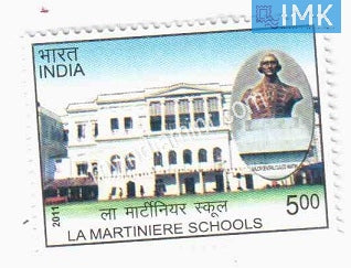 India 2011 MNH La Martinere School - buy online Indian stamps philately - myindiamint.com