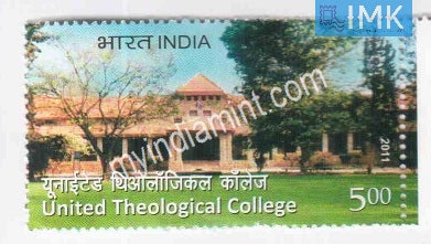 India 2011 MNH United Theological College - buy online Indian stamps philately - myindiamint.com