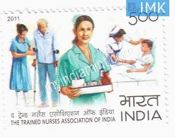 India 2011 MNH Trained Nurses Association Of India - buy online Indian stamps philately - myindiamint.com