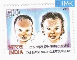India 2011 MNH The Smile Train Cleft Surgery - buy online Indian stamps philately - myindiamint.com