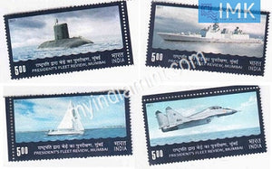 India 2011 MNH President's Fleet Review Set Of 4v - buy online Indian stamps philately - myindiamint.com