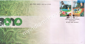 India 2010 MNH International Year Of Bio Diversity Set Of 2v (FDC) - buy online Indian stamps philately - myindiamint.com