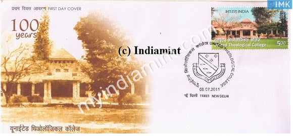 India 2011 MNH United Theological College (FDC) - buy online Indian stamps philately - myindiamint.com
