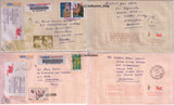 India 2004 Special Commercial Speed Post Covers on Mahatma Gandhi 5v Set (read description) #SP4