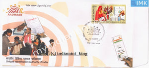 India 2011 Special Cover Adhaar Card #SP7 - buy online Indian stamps philately - myindiamint.com