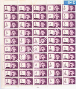 India 1968 Madam Marie Curie (Full Sheet)