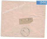 India 1948 Mahatma Gandhi 3v FD Cover Bombay Cancellation Registered to Patiala #F2