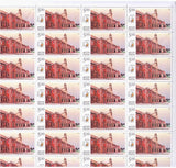 India 2010 Postal Heritage Buildings (Full Sheet) 6v Set MNH