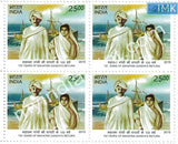 India 2015 MNH Mahatma Gandhi's 100 years of return 2v Set (Block B/L 4)