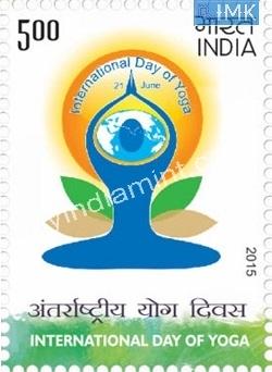 India 2015 MNH International Day of Yoga
