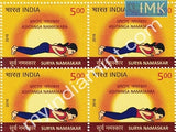 India 2016 MNH Surya Namaskar 12v Set (Block B/L4)