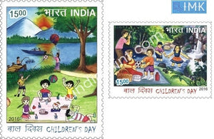 India 2016 MNH Children's Day 2v Set