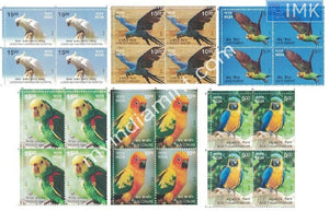 India 2016 MNH Exotic Birds 6v Set (Block B/L4)