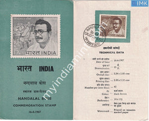 India 1967 Nandalal Bose (Cancelled Brochure)