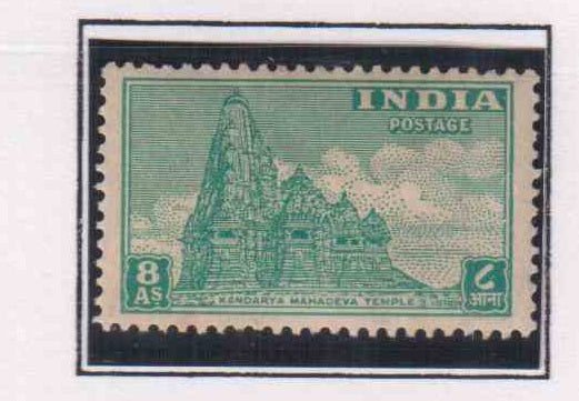 India 1949 Definitive 1st Series Kandariya Mahadev Temple Kahjuraho MNH