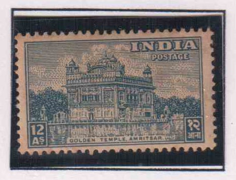 India 1949 Definitive 1st Series Golden Temple Amritsar MNH
