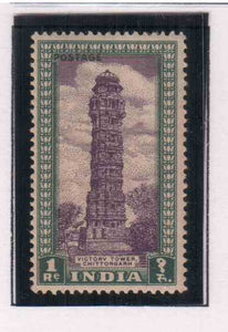 India 1949 Definitive 1st Series Victory Tower MNH (indian gum)