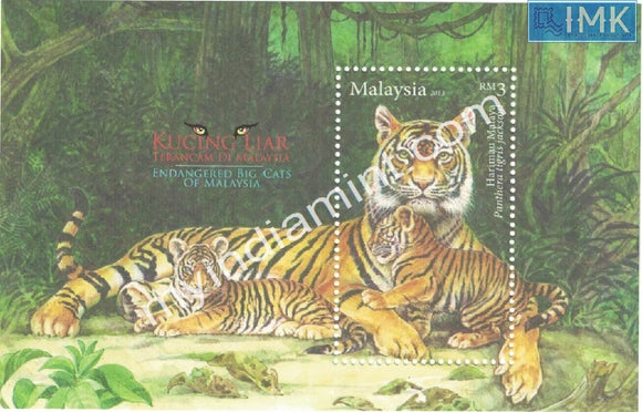 Malaysia 2013 Endangered Big Cats of Malaysia Tiger Ms