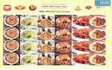 India MNH 2017 Cuisines of India Set of 5 Sheetlet