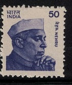 India Definitive Nehru 50p MNH