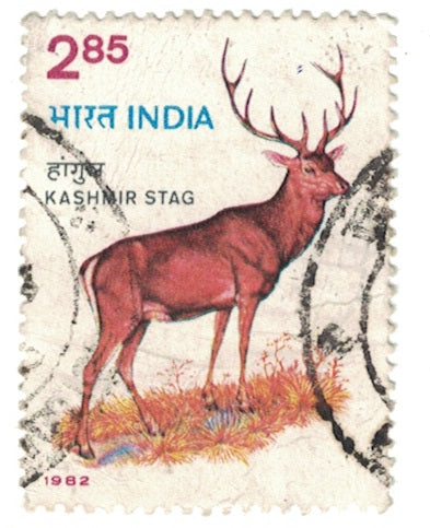 India 1982 Wild Life Kashmir Stag Used