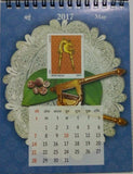 India 2017 Splendours Set of 12 Miniatures (In Calendar format)
